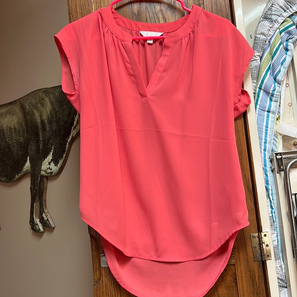 C short sleeve blouse